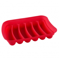 Hot Sales Heat-resisting Food Grade Silicone Hot Dog Sausage Maker Mold 6 Cavity DIY Cake Baking Kitchen Tools